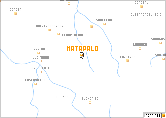 map of Matapalo