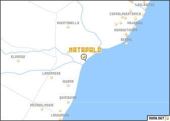 map of Matapalo