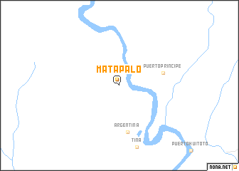 map of Matapalo