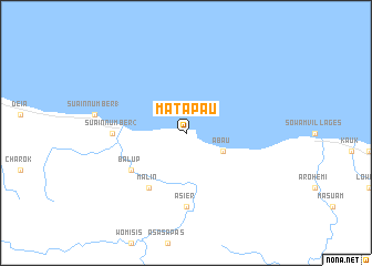 map of Matapau