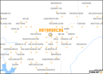 map of Mata Porcas