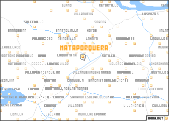map of Mataporquera