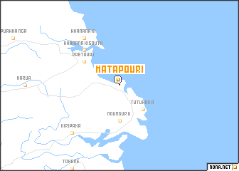 map of Matapouri