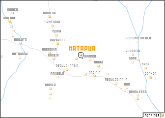 map of Matápua