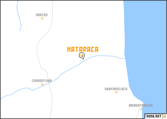 map of Mataraca