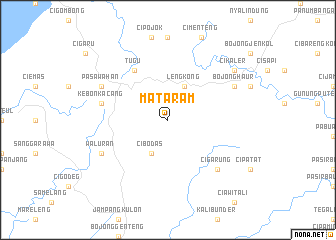 map of Mataram