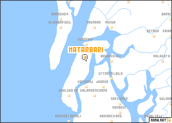 map of Matarbāri