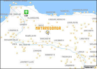 map of Mata Redonda