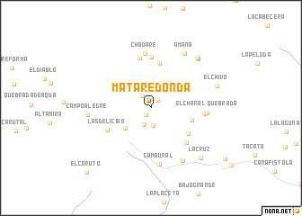 map of Mata Redonda