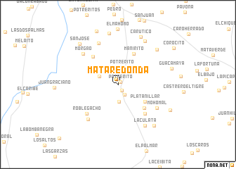 map of Mata Redonda