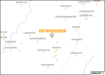 map of Mata Redonda