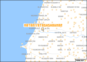 map of Maţarīyat ash Shawmar