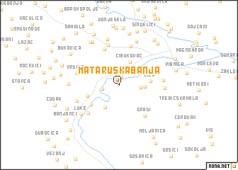 map of Mataruška Banja