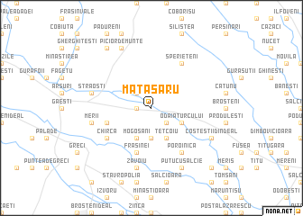 map of Mătăsaru