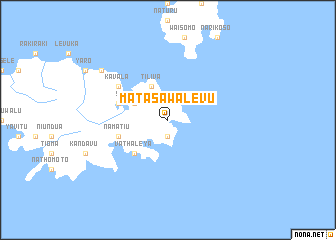 map of Matasawalevu