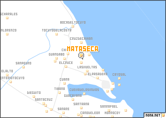map of Mata Seca