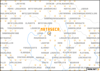 map of Mata Seca