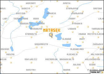 map of Mątasek