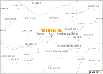 map of Matatenas