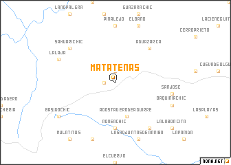 map of Matatenas