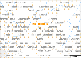 map of Mata Vaca