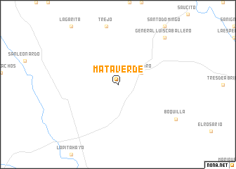 map of Mata Verde