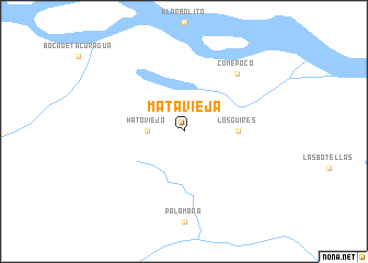 map of Mata Vieja