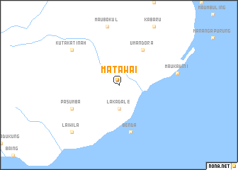 map of Matawai