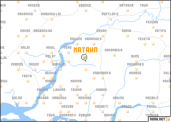 map of Matawn