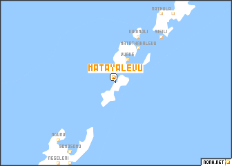 map of Matayalevu