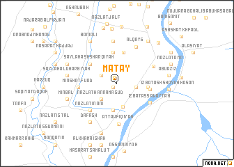 map of Maţāy