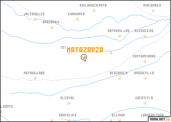 map of Mata Zarza