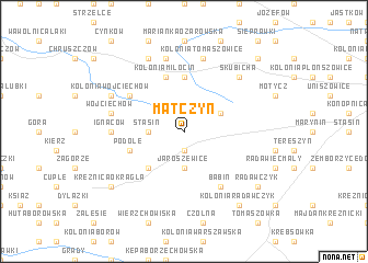 map of Matczyn