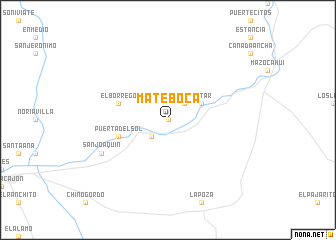 map of Mateboca