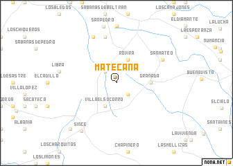 map of Matecaña