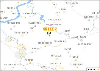 map of Mateer