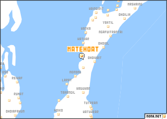 map of Matehoat