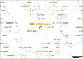 map of Matei Basarab