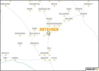 map of Matékaga