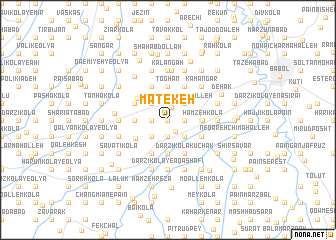 map of Matekeh