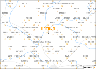 map of Matela