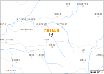 map of Matela