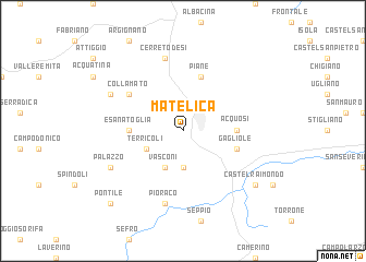 map of Matelica