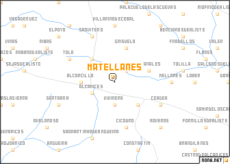 map of Matellanes