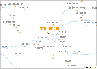 map of Matémandia