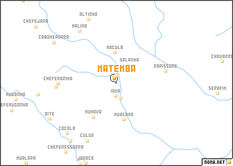 map of Matemba