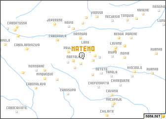 map of Matemo