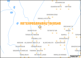 map of Matempa Samwa Mutakasha