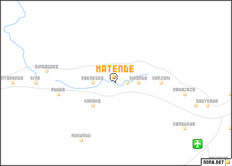 map of Matende