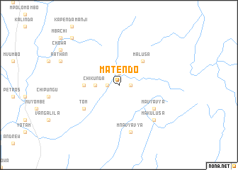 map of Matendo